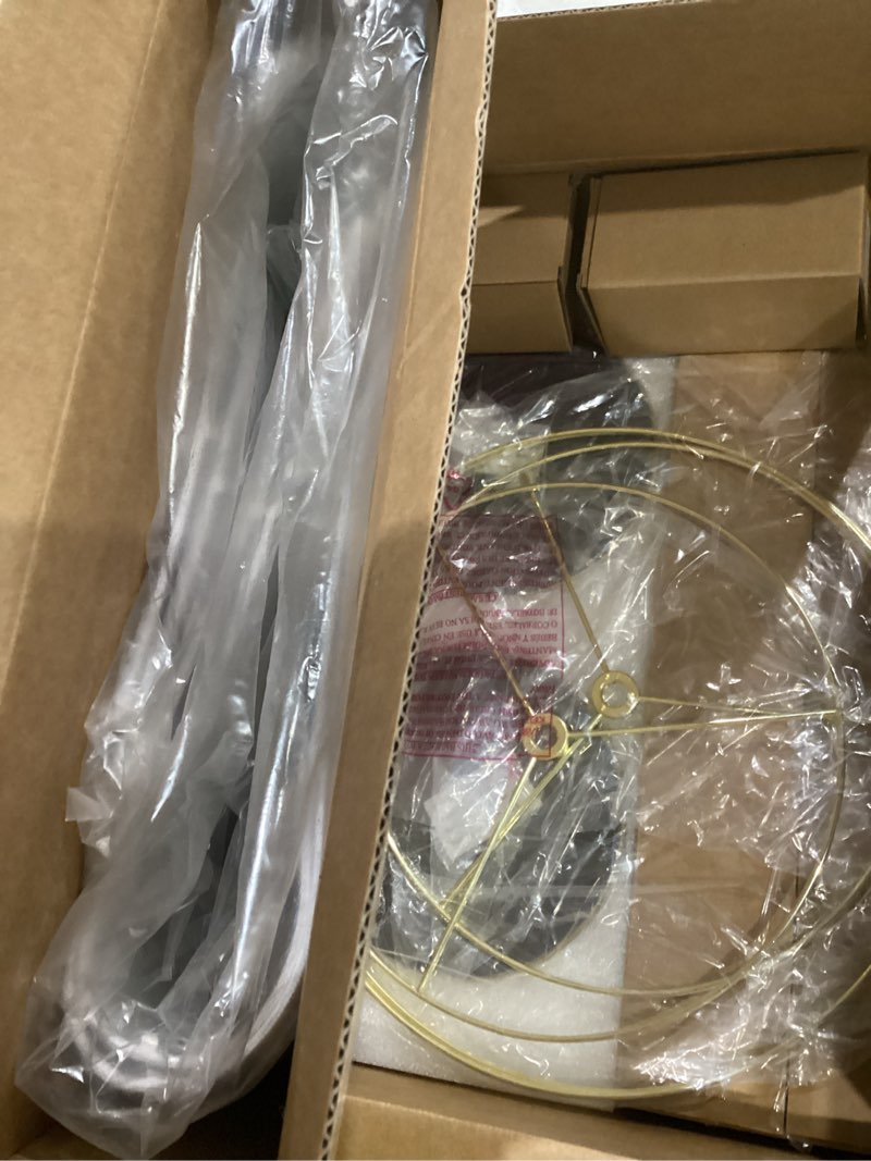 Condition photo showing Good Condition for JUNNAI 2 Pack 22"-30" Adjustable Height Table Lamps Set, Modern Gold Table Lamps with White Shade 3 Colour Temperature Pull Chain Tall Lamps for Living Room Bedroom Bedside End Table Nightstand Gold+White Shade Set of 2