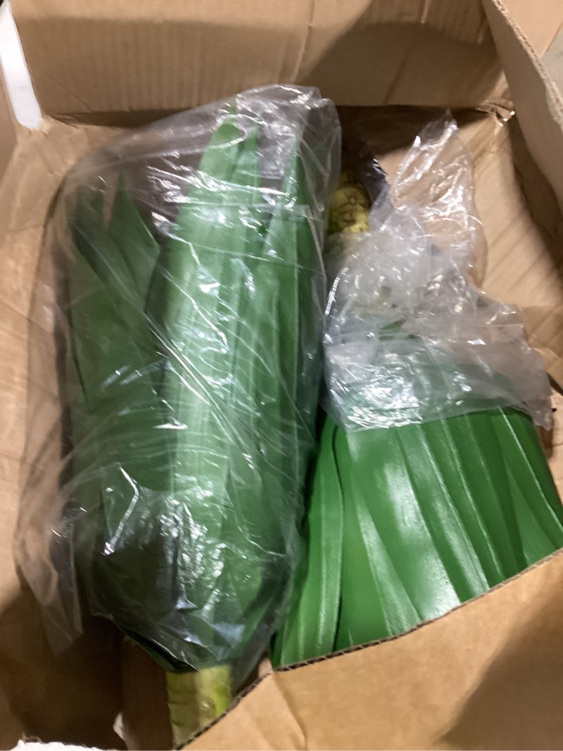 Condition photo showing As Is for artificial agave plants-set of 2 large fake agave for outdoors,18inch,faux aesthetic plants for home decor, realistic uv resistant fake agave plants without pot 18"green