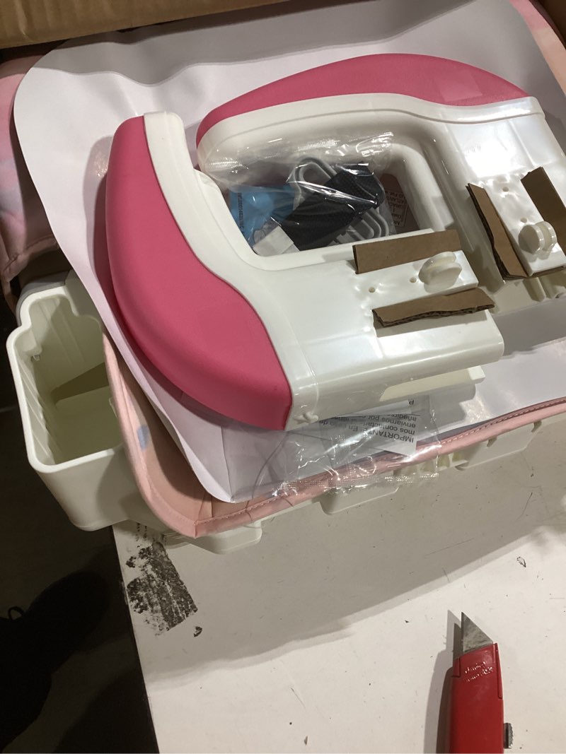 Condition photo showing Good Condition for Graco TurboBooster 2.0 Backless Booster Car Seat, Barbie Paint, Travel Booster Seat for Children Ages 4-10, Weight 40-100 Pounds and Height up to 57 Inches