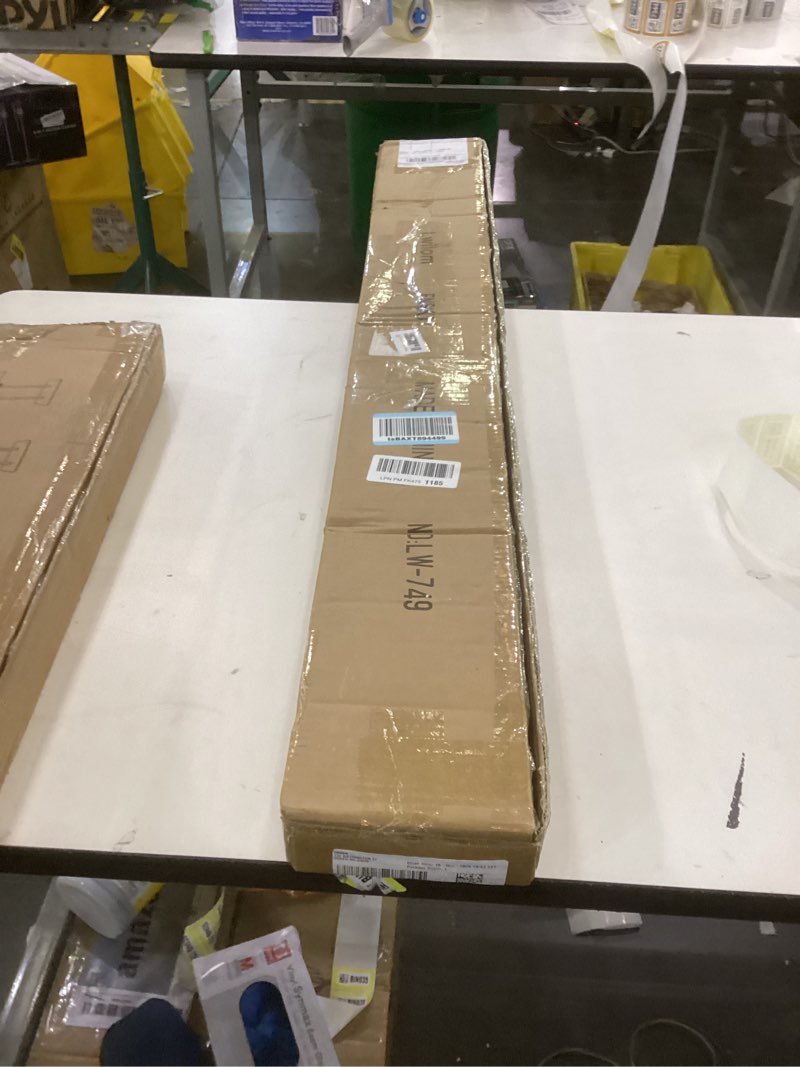 Condition photo showing New/Like New for Gold Double Curtain Rods For Windows 36-72 Inch,Heavy Duty Double Curtain Rod with Aluminum Finials and Bracket,Adjustable Double Window Rods For Blackout Or Room Darkening Panels Gold 36-72"