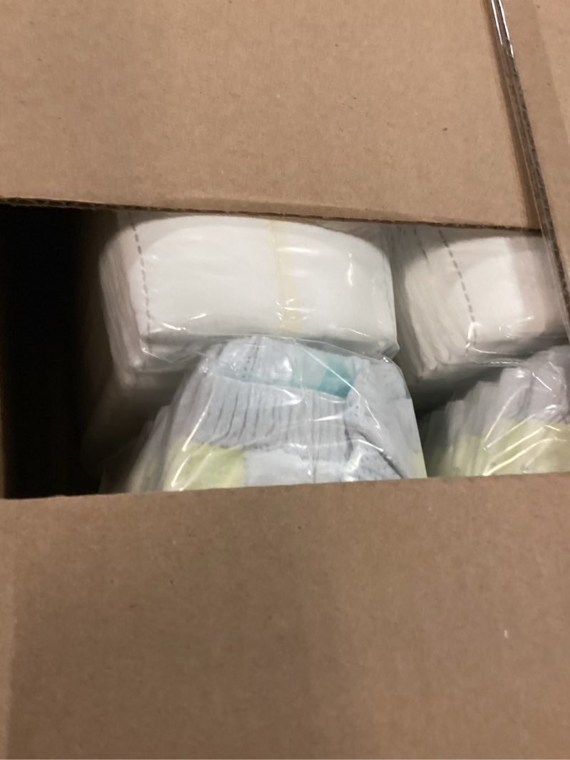 Condition photo showing New/Like New for pampers swaddlers diapers, size 4 (15-34 lbs), 150 count, absorbent, keeps baby dry and comfortable, skin safe disposable baby diaper (packaging may vary) size 4 150