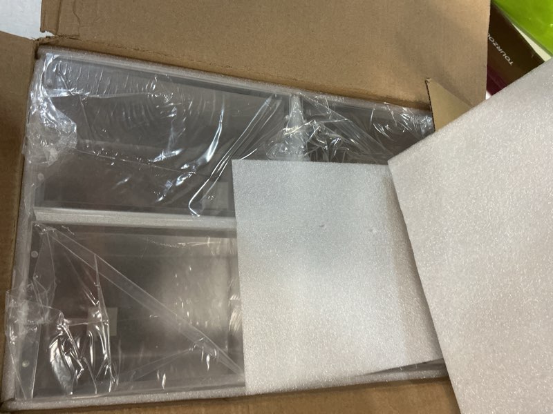 Condition photo showing New/Like New for kisbox 4 pcs pkmn booster box acrylic case, 5mm acrylic display case, clear ultra boxes for display compatible with pkmn booster boxes, dustproof and waterproof display box