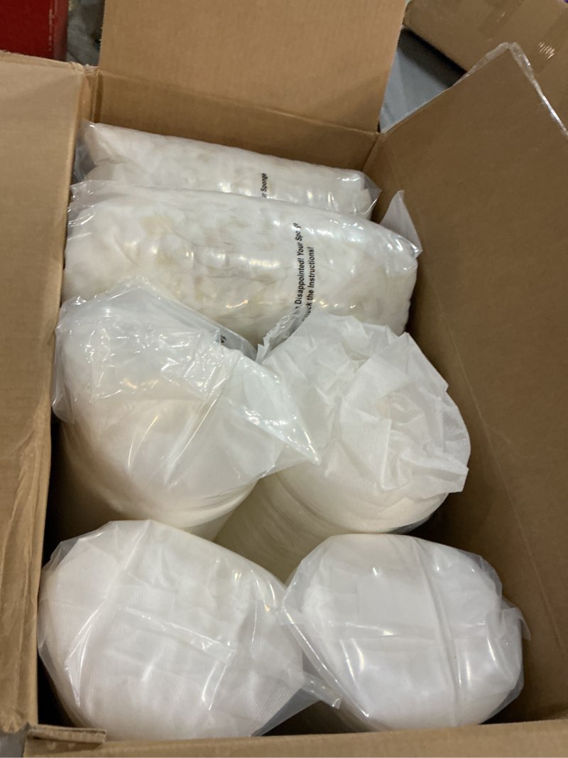 Condition photo showing New/Like New for outdoor chair cushion weather resistant, backrest and seat cushion set for patio furniture with waterproof removable cover, 19 x 19 inch, cream, set of 4 19*19 + 19*17 inch cream 4