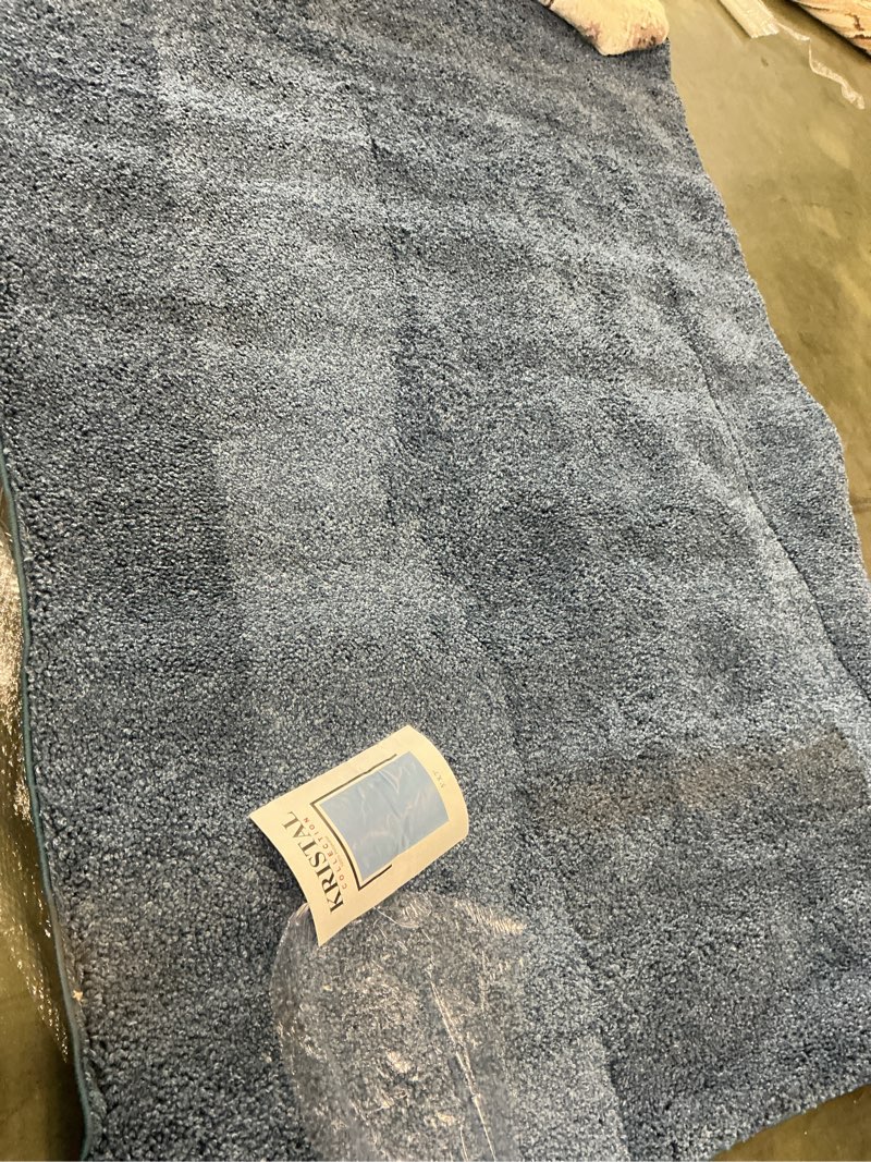 Kristal area rug  5x7” Light blue 