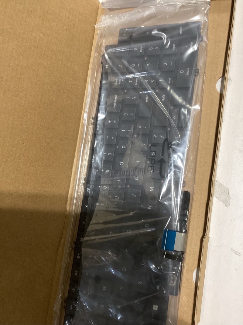 Condition photo showing Good Condition for replacement keyboard for dell latitude 5520 5530 5540 5521 5531, precision 3560 3570 3580 3561 3571 3581 7670 7680 7770 7780 laptop with backlit us layout p/n: n7n16 0n7n16