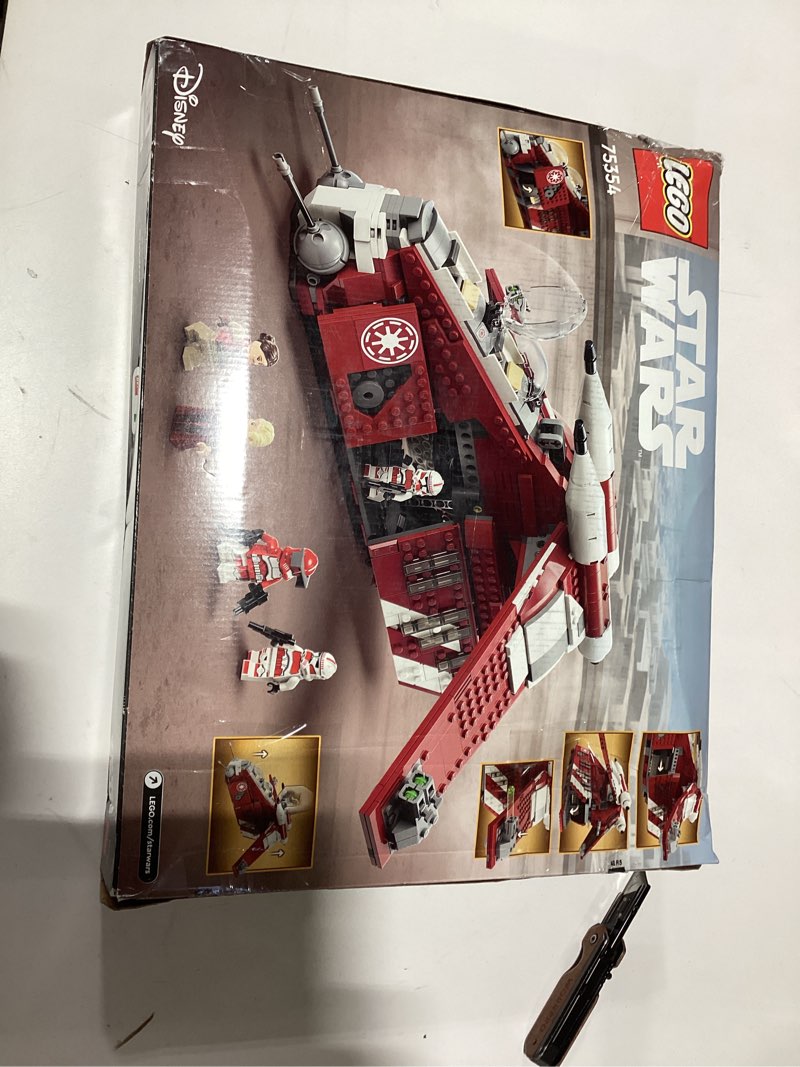 Condition photo showing As Is for LEGO Star Wars: The Clone Wars Coruscant Guard Gunship 75354 Buildable Star Wars Toy for 9 Year Olds, Gift Idea for Fans Including Chancellor Palpatine, Padme and 3 Clone Trooper Minifigures