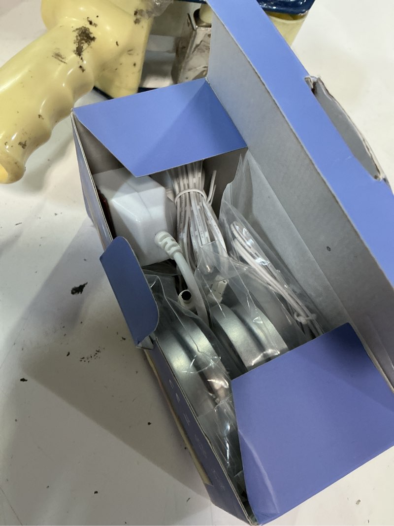Condition photo showing Good Condition for wobane led puck lights plug in, under cabinet lighting with switch, dimmable under counter lighting for shelf, closet, cupboard, bookcase, display, super bright, 2700k warm white, 6 pack