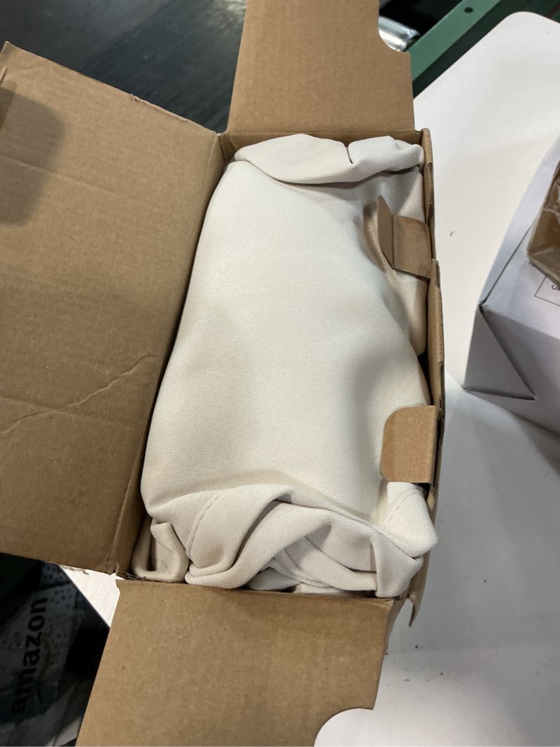 Condition photo showing Good Condition for miulee 100% blackout linen curtains for bedroom thermal insulated birch grommet room darkening curtains & drapes for living room 52 x 84 inch (2 panels) birch 52"w x 84"l (pack of 2) 2