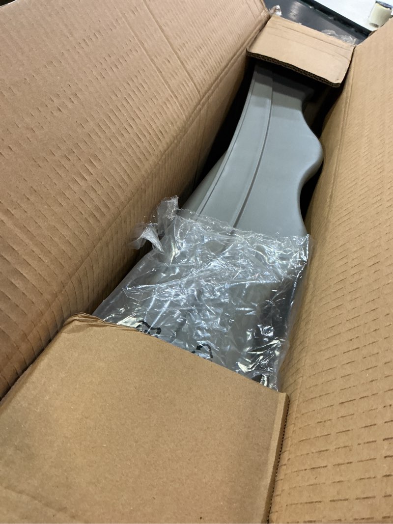 Condition photo showing Good Condition for amazon basics foldable non-slip pet stairs, steps for dogs and cats, 14.6'' w x 22.75'' d x 19.5'' h, grey 14.6'' w x 22.75'' d x 19.5'' h grey