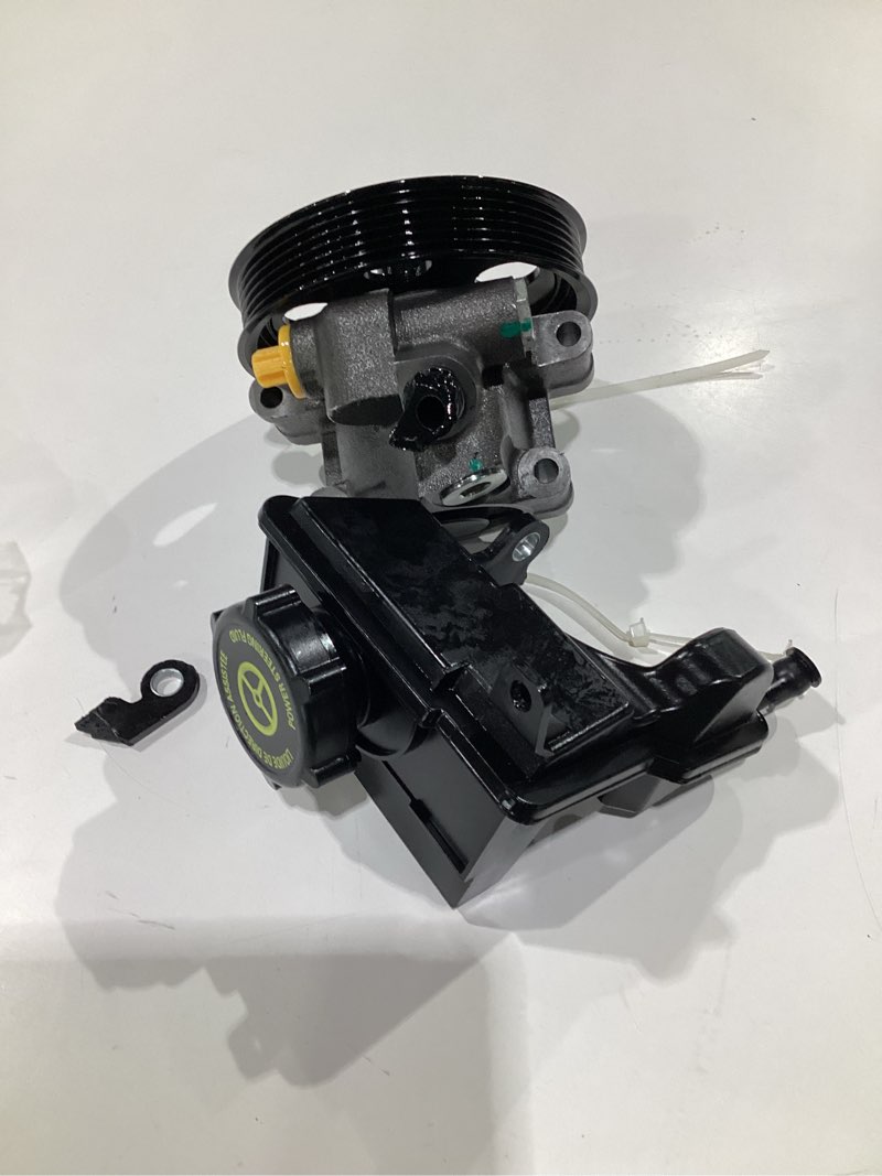 Condition photo showing As Is for (DAMAGED) 96-74326 Power Steering Pump with Pulley with Reservoir For Ford Focus 2006 2007 2008 2009 2010 2011,Transit Connect 2010 2011,2.0L 2.3L 2.5L,6S4Z3A674A 7S4Z3A674A N7120153 20-74326