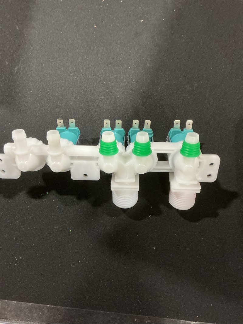 Condition photo showing As Is for AZ4U Washer Water Inlet Valve Replaces For Samsung WA45H7000AW/A2 WA400PJHDWR/AA WA45M7050AW/A4 WA40J3000AW/A2 WA50R5200AW WA50R5400AV WA422PRHDWR/AA WA45H7000AP/A2 WA45H7000AW/AA WA45M7050AW Top Load