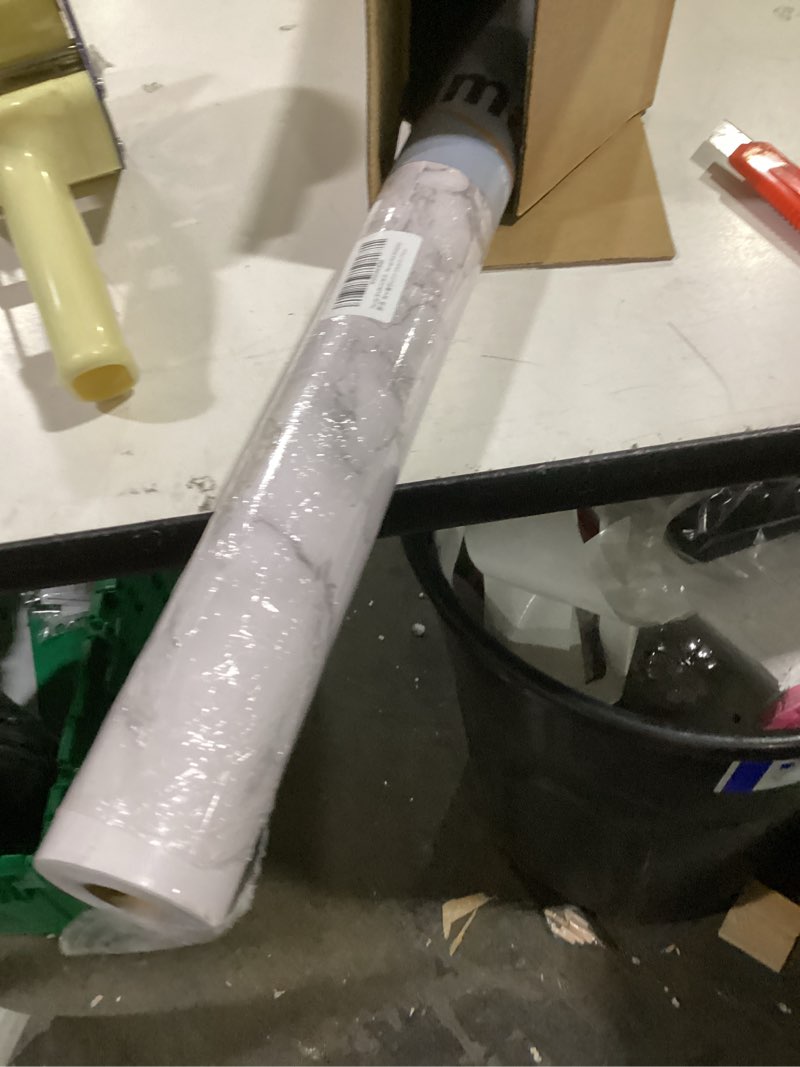 Condition photo showing New/Like New for yancorp 24"x394"/32.8ft white gray contact paper removable wallpaper grey peel and stick countertops kirchen marble wallpaper self-adhesive peel and stick backsplash