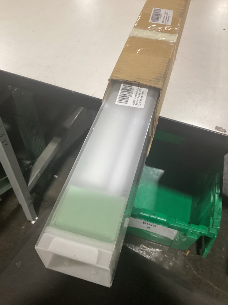Condition photo showing Good Condition for AOSKY Cordless Roller Shades Blackout Blinds for Windows Room Darkening Rolled Up Shades with Spring System, UV Protection Window Shades Door Blinds for Home and Office (33" W x 72" H, White) 33"W x 72"H White