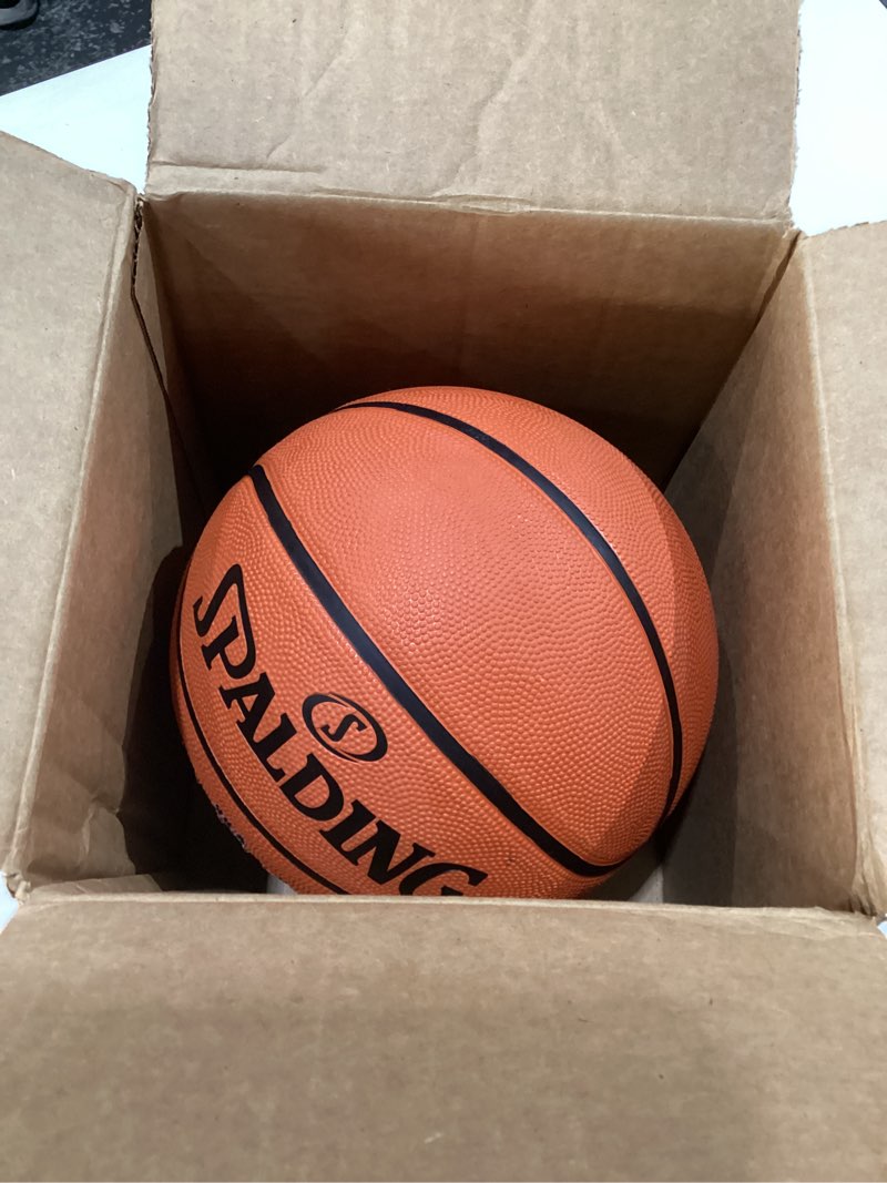 Condition photo showing New/Like New for Spalding Outdoor Basketballs, Performance Rubber Cover Stands up to Asphalt or Concrete - 29.5", 28.5", 27.5" Orange Intermediate Size 6, 28.5" Varsity Basketball