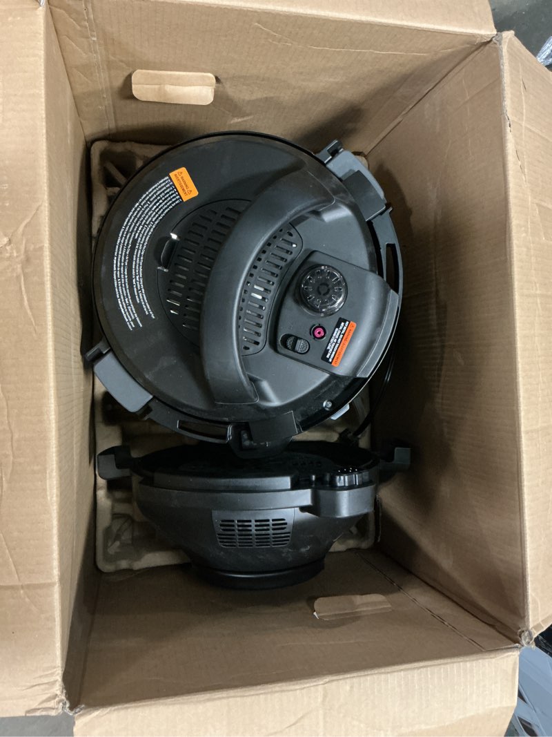 Condition photo showing As Is for Instant Pot Pro Crisp 11-in-1 Air Fryer and Electric Pressure Cooker Combo with Multicooker Lids that Air Fries, Steams, Slow Cooks, Sautés, Dehydrates, & More, Free App With Over 800 Recipes, 8 Quart 8 Quarts