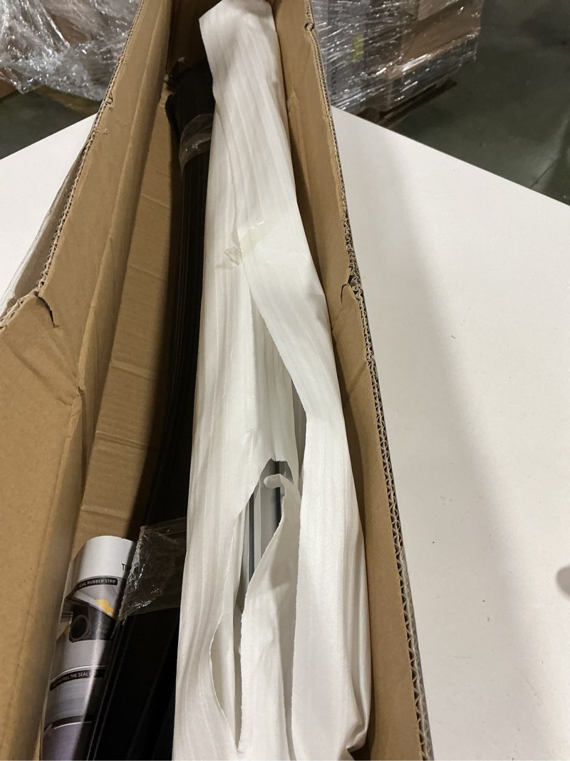 Condition photo showing Good Condition for Duzzy Universal Garage Door Seals Kits, Pre-drilled 10 Feet U+O Ring Heavy-Duty Weatherproofing Garage Door Rubber Seals Bottom Pakage with Aluminum Track Retainer Base Kits 10 Feet Black (U Shape+ O Ring)