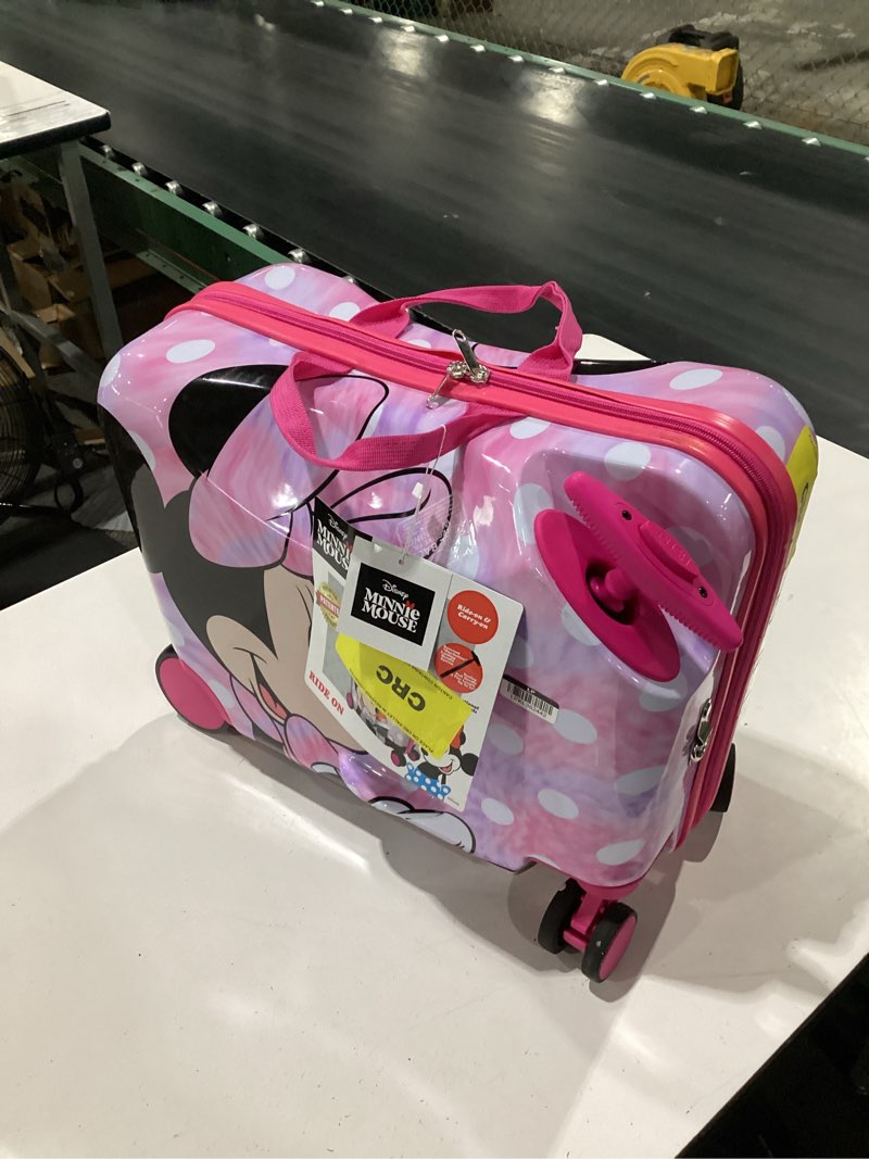 Condition photo showing Good Condition for disney clubhouse kids' ride on suitcase - minnie mouse