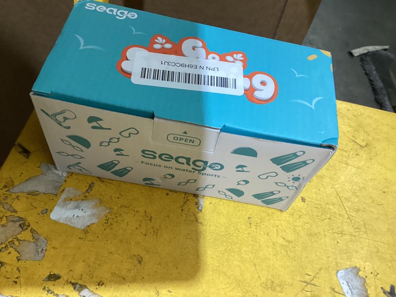 Condition photo showing Good Condition for seago kids swim goggles 2 pack for 3-12, anti-fog clear view,toddler goggles with nose cover swimming goggles blue & purple