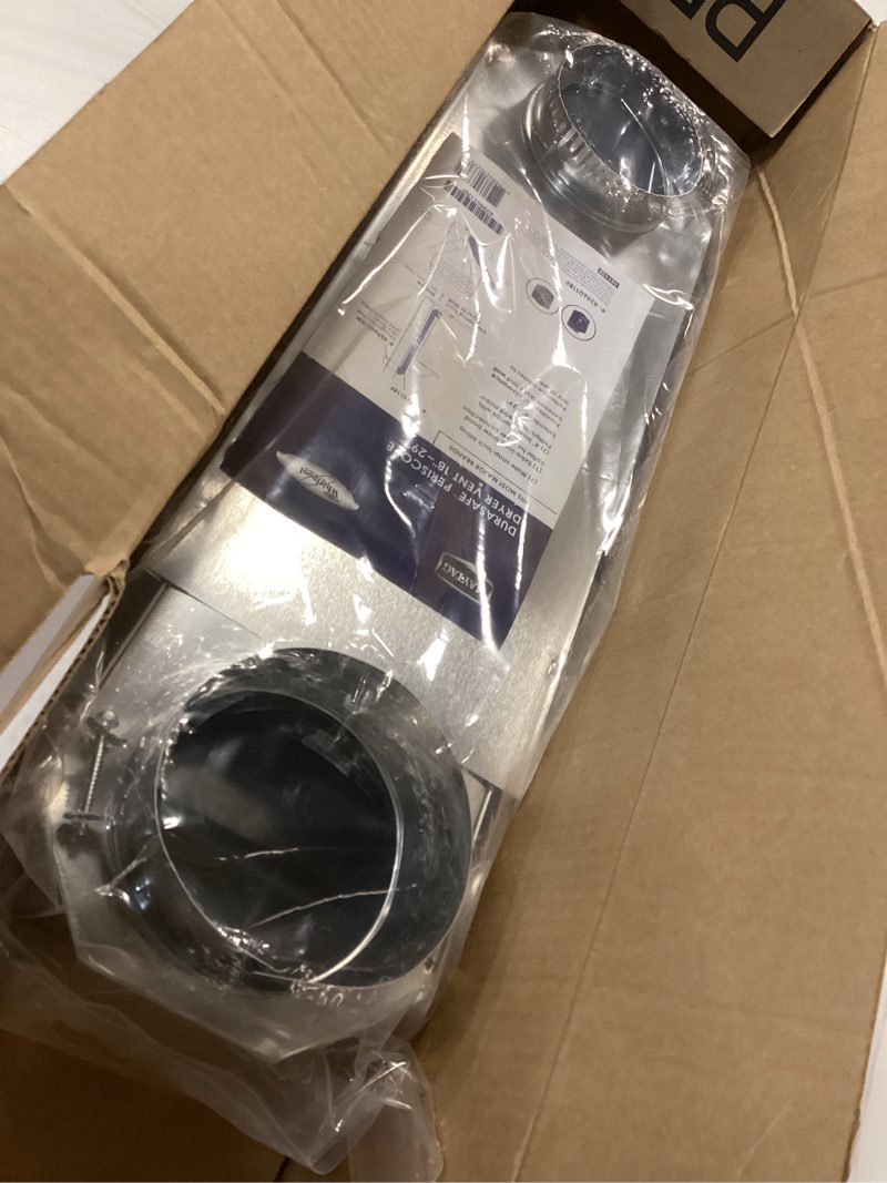 Condition photo showing Good Condition for Whirlpool 4396011RP Genuine OEM Telescoping Vent Kit For Dryers Telescoping Vent Kit 18 To 29 Inches Aluminium replaces 4396011