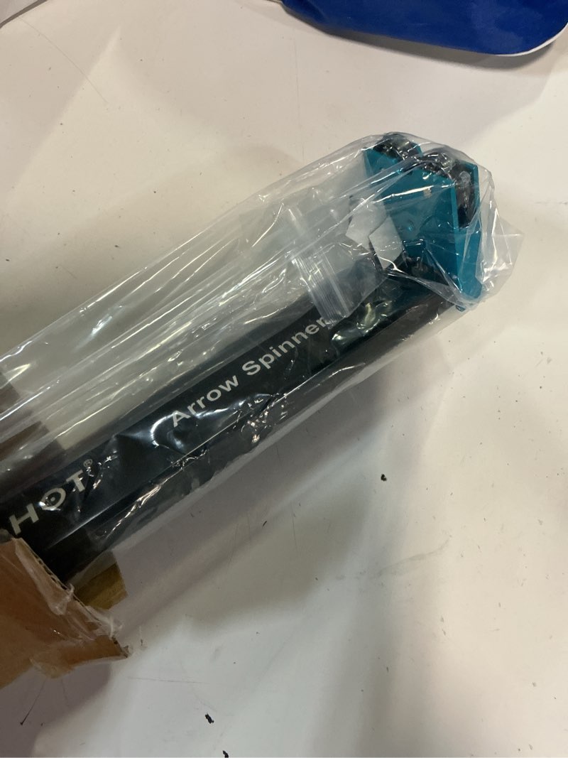 Condition photo showing New/Like New for arrow spinner tester arrow squaring device for shaft straightness, vane tuning and broadhead spin, all aluminum construction arrow straightness detector tool