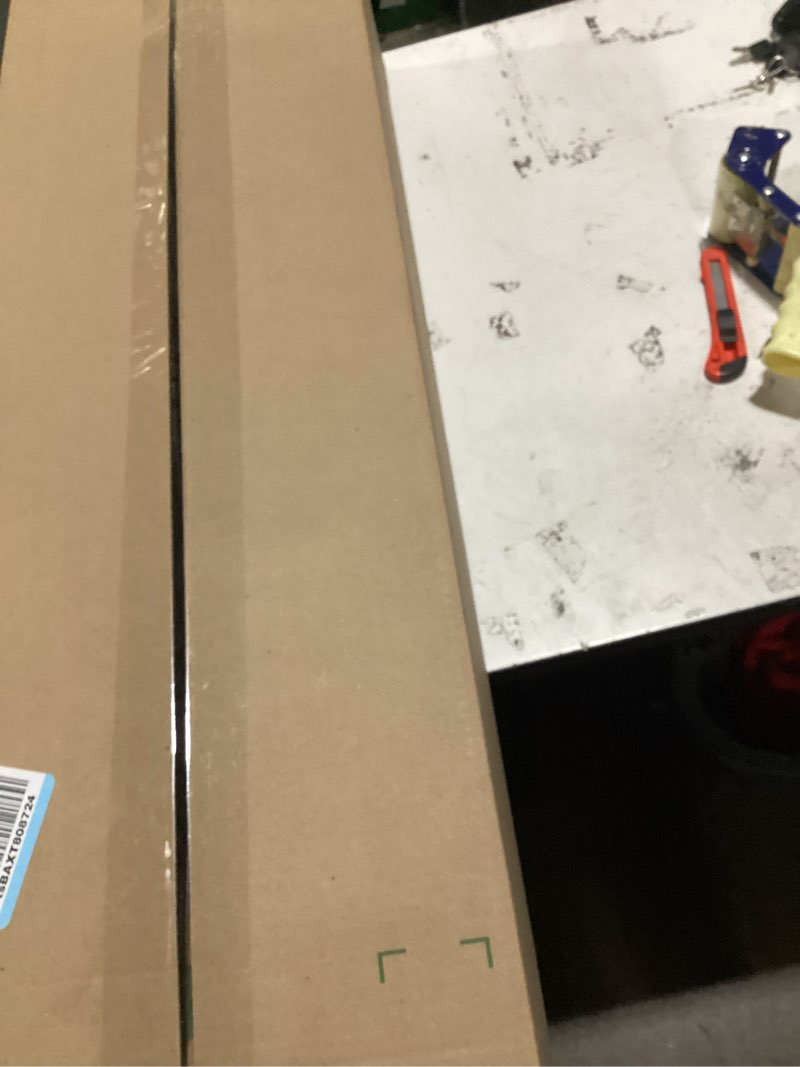 Condition photo showing Good Condition for aosky cordless roller shades blackout blinds for windows room darkening rolled up shades with spring system, uv protection window shades door blinds for home and office (37" w x 72" h,white) 37"w x 72"h white