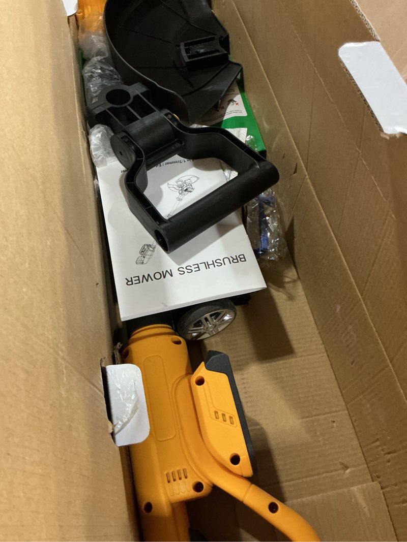 Condition photo showing Good Condition for brushless cordless weed wacker for dewalt 20v max battery (tool only), electric weed eater with 5 blades, lightweight battery powered brush cutter for lawn care yellow