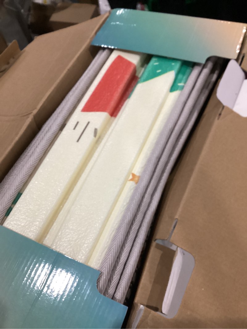 Condition photo showing As Is for Baby Playpen Mat, 74" × 50“ Baby Play Mat for Floor, Baby Playmat for Playpen, Thick Ultra Soft Playpen Mat for Playing or Crawling, Provides Cushioning, Double-Sided Pattern (0.4" Thick) 74X50X0.4 IN Dinosaur