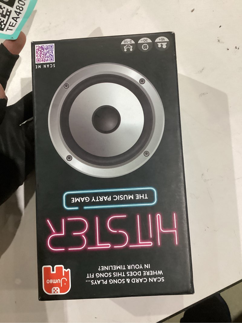 Condition photo showing New/Like New for Jumbo Hitster - The Music Fun Party Quiz Card Game, 2-10 Players - 300 Plus Iconic Music Hits - Great for Adult and Family Game Night