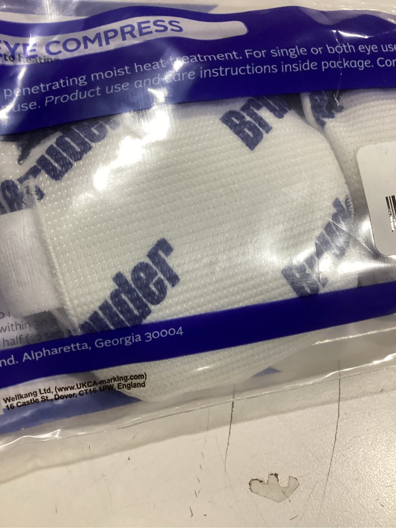 Condition photo showing New/Like New for Bruder Moist Heat Compress | Microwave Activated Mask | Reusable, Washable, Non-allergenic | Fast Acting Relief for Dry Eye and Other Irritations | (Pack of 2)