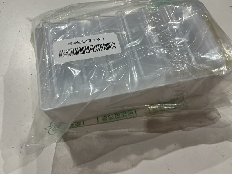Condition photo showing Good Condition for cable organizer storage box with 7 wire ties,desktop cable management box with switch, power cord organizer for office,home,desk accessories storage stationery supplies?clear?