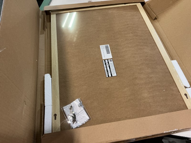 Condition photo showing New/Like New for elsker&home 16x24 poster frame 3 pack, natural picture frame for horizontal or vertical wall mounting, sturdy and scratch-proof natural 16 x 24