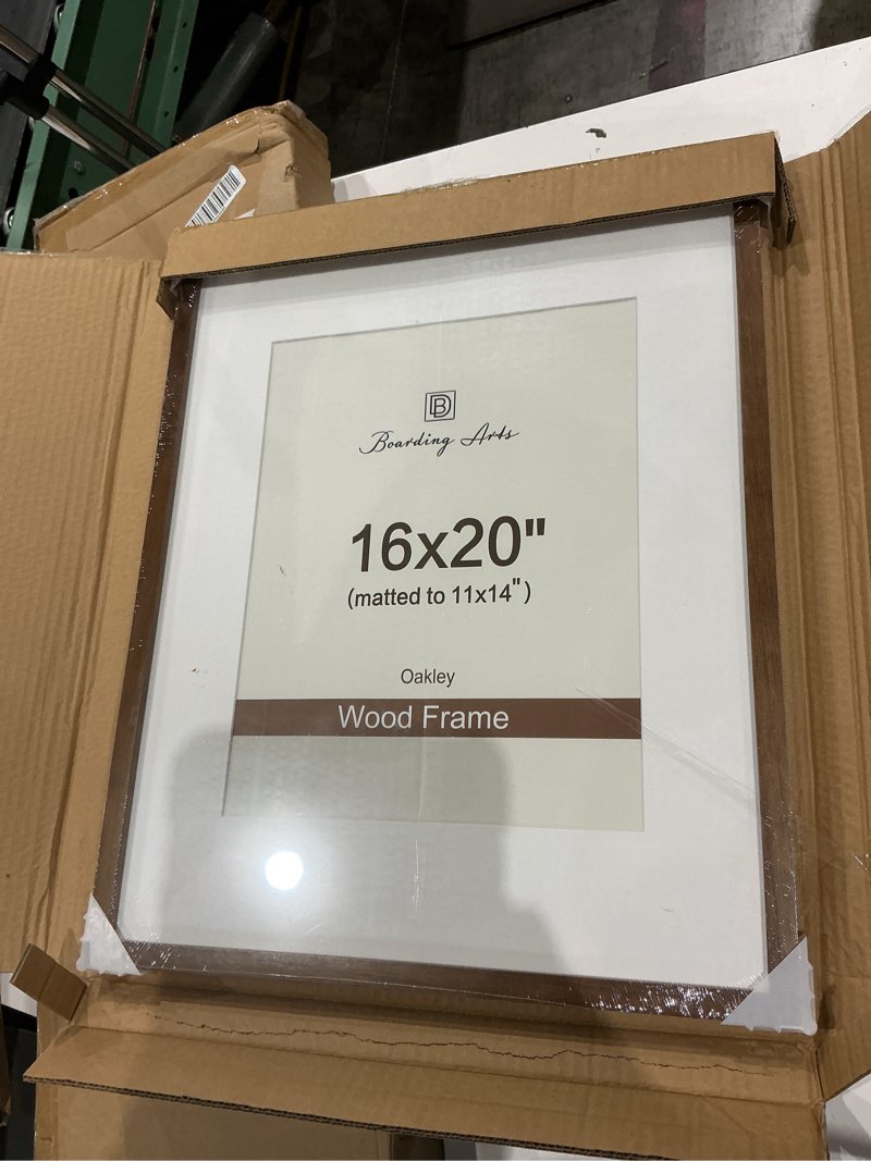 Condition photo showing Good Condition for 16x20 picture frame, solid oak wood poster frames, modern photo frame for wall 16x20