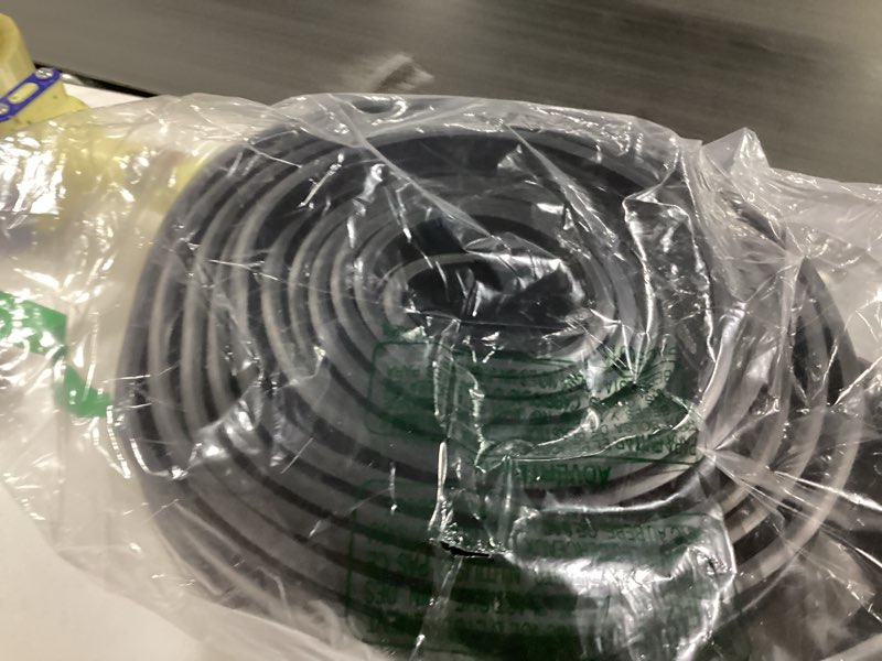 Condition photo showing Good Condition for tolanbbt garage door bottom rubber seals 16.4 ft garage door weather stripping kit seal strip replacement with 1/4" t ends & 2 end plugs, universal u+o ring weatherproof rubber bottom seal, black 16.4 ft black (1/4" t)