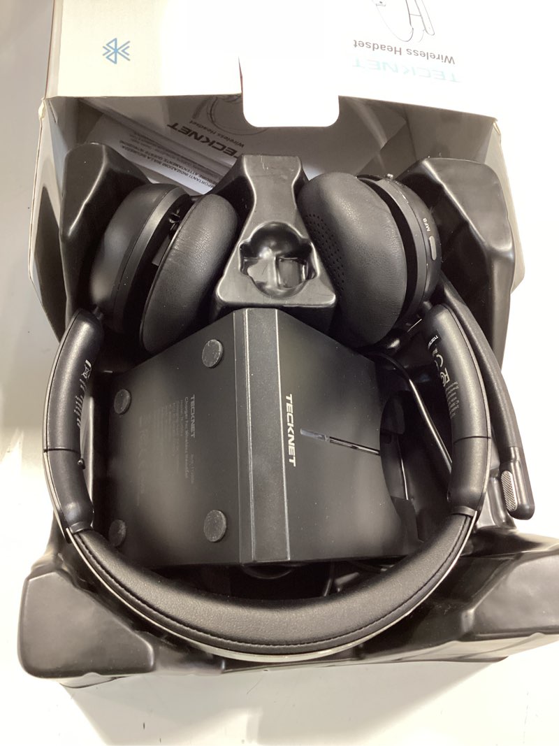 Condition photo showing Good Condition for tecknet wireless headset, 5.3 bluetooth headset