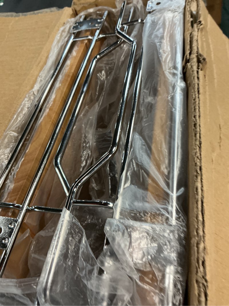 Condition photo showing Good Condition for OCG Pull Out Cabinet Organizer 14" W x 21" D, 2 Tier Slide Out Shelf, Heavy-Duty Pull Out Drawer for Cabinets, Base Cabinet Organization for Kitchen, Pantry, Bathroom 14W21D, 2 Tier, Wire&Wood