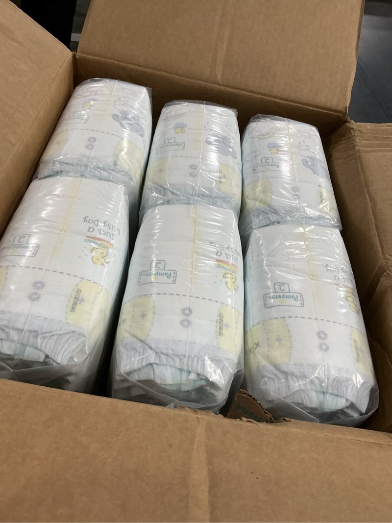 Condition photo showing New/Like New for Pampers Baby Diapers - Swaddlers - Size 2, 186 Count, Ultra Absorbent Disposable Infant Diaper