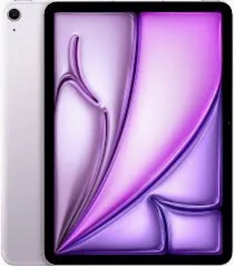 Apple 2024 iPad Air (11-inch, Wi-Fi, 128GB) - Purple (Renewed)