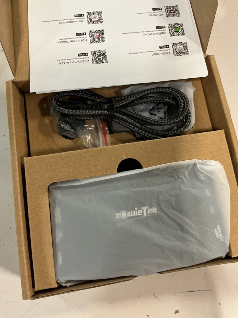 Condition photo showing New/Like New for 4k hdmi video encoder/decoder, zowiebox, native ndi hx3 (certified) converter/player, uvc to hdmi, pass-through video capture, srt/rtmp(s)/rtsp, live streaming to youtube hdmi ndi