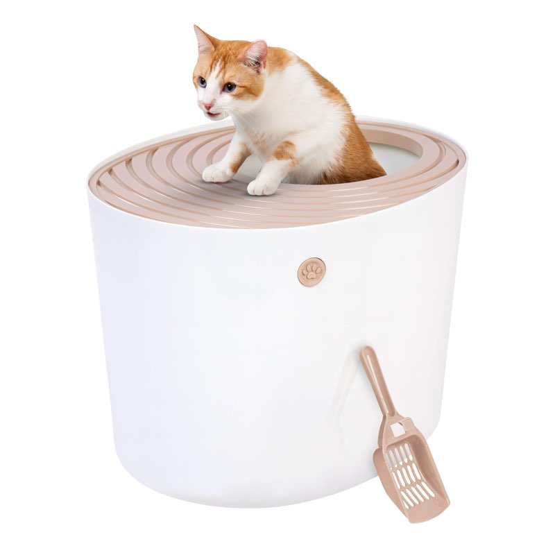 The Top Entry Cat Litter Box with a Lid - $15 (Spting, TX