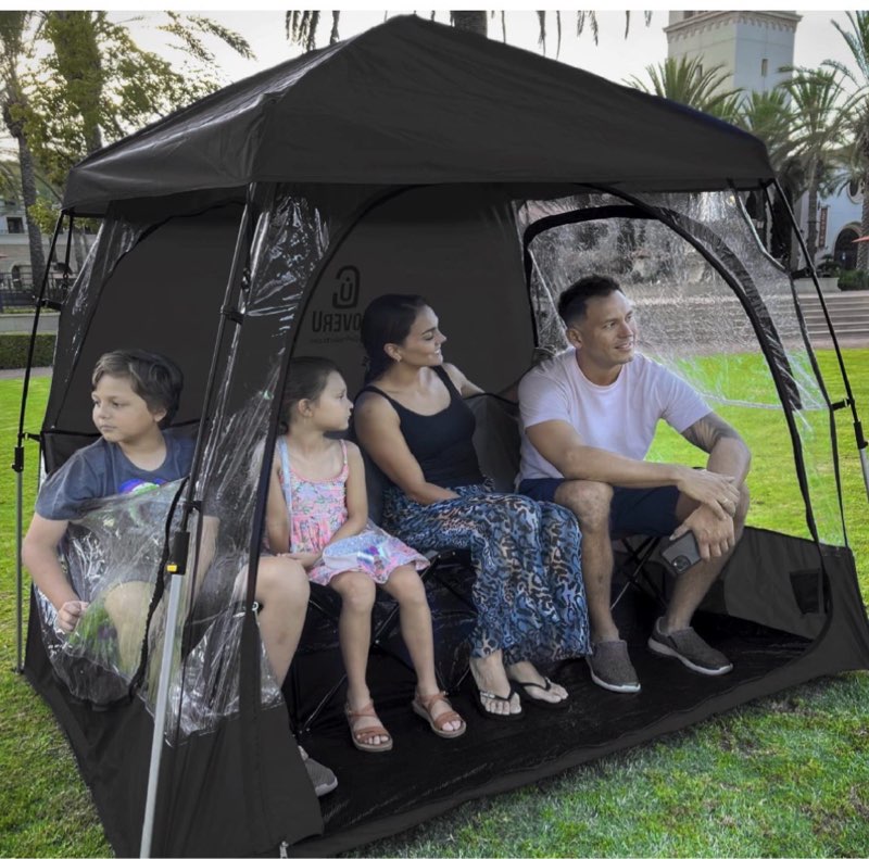 (Similar) CoverU Sports Tent Pod ? Pop Up 2 Person Cold Climate Canopy Shelter (Black) ? Patented