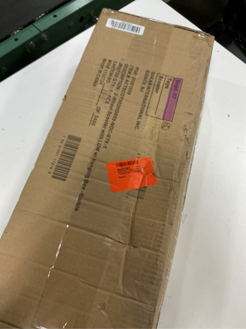Condition photo showing Good Condition for voyager - folding scooter for kids - easy & portable fold-n-carry design, ultra-lightweight, comfortable & safe, durable & easy to ride barbie