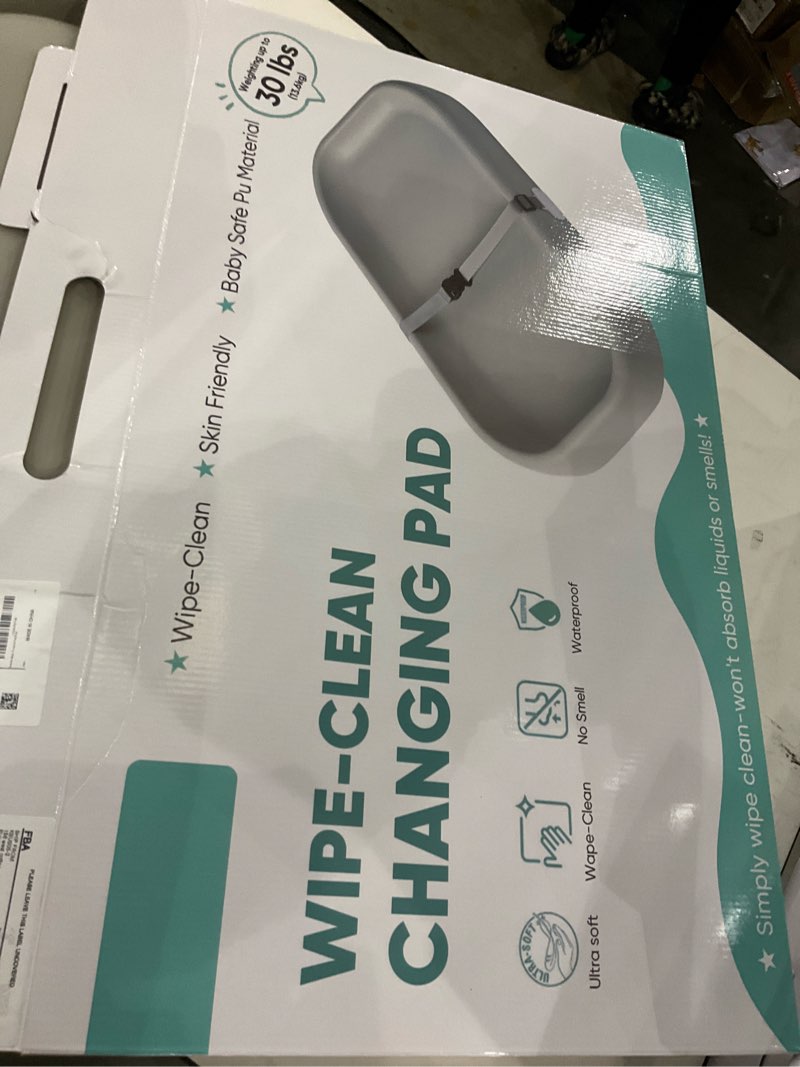 Wipe clean changing pad