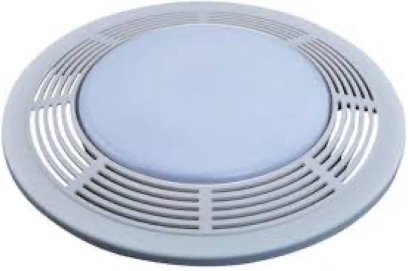 ZeahVeyora 15 Inch Exhaust Fan Cover with Lens and Springs Replacement Fan Grille Assembly Compatibl