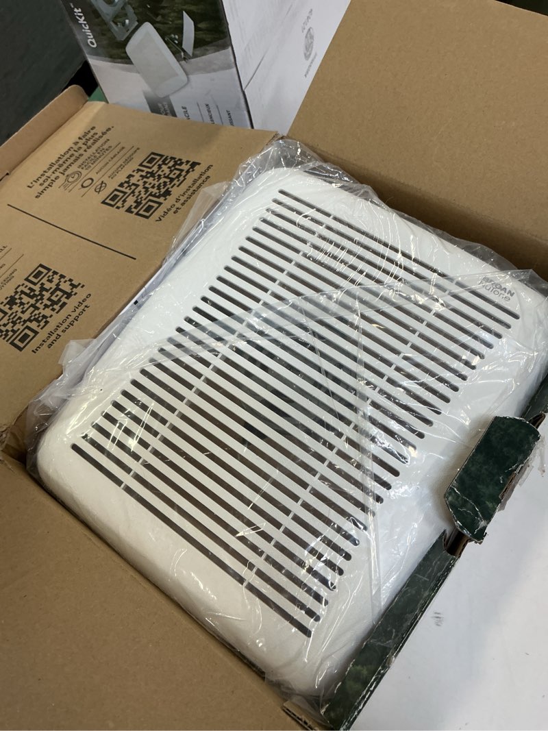 Condition photo showing Good Condition for Broan-NuTone BKR60 QuickKit Ultra-Quiet Bath Fan Replacement Motor and Cover/Grille, 60 CFM, 20% more power, White