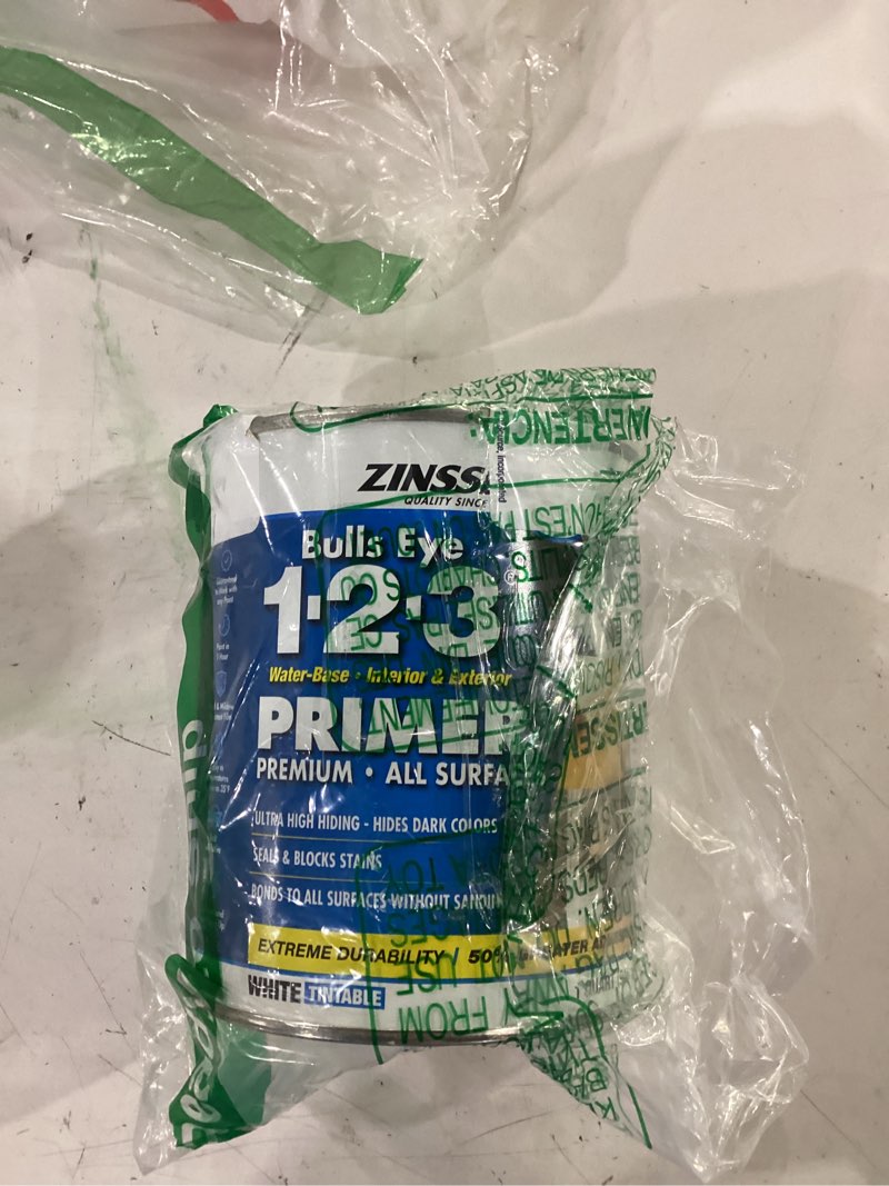 Condition photo showing Good Condition for 1 quart bulls eye 1-2-3 primer sealer stain killer 1 quarts (pack of 1)