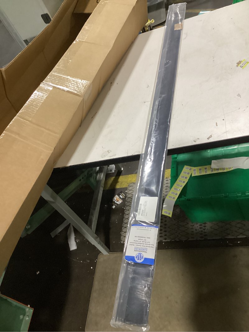 Condition photo showing New/Like New for Door Brush Sweep - Door Sweep for Bottom of Door, Black Screen Door Sweeps for Exterior Doors, Brush Door Seal - 2" Brush x 56" Long 56 Inches Long Black