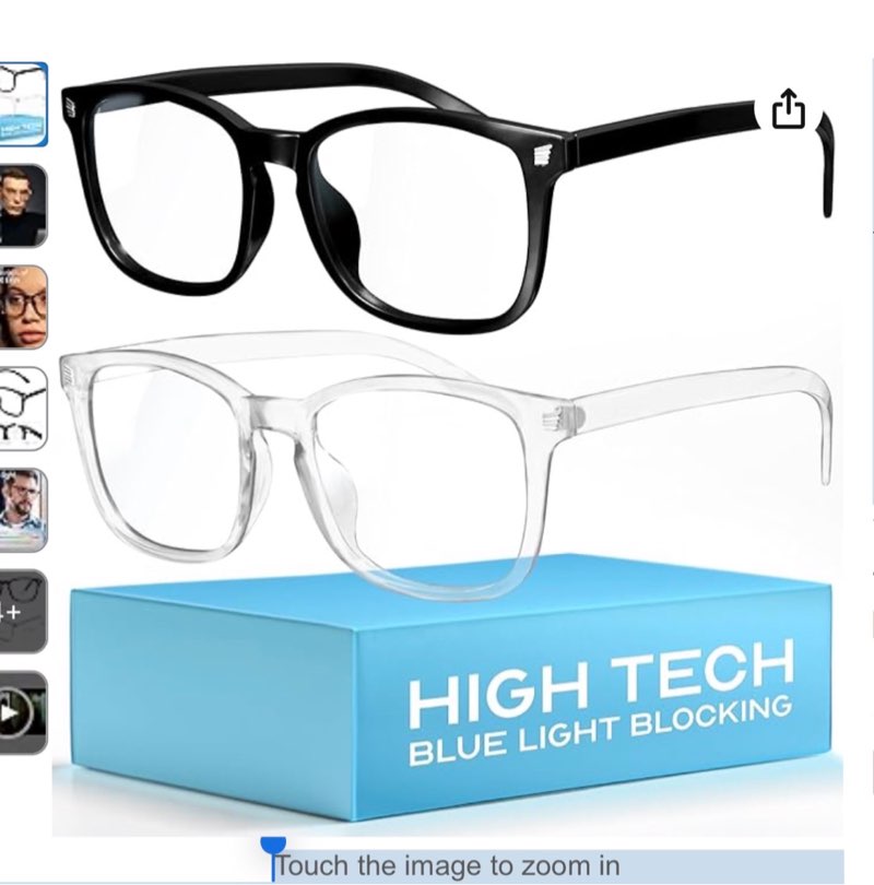 (2PACK) Livho Blue Light Readding Glasses