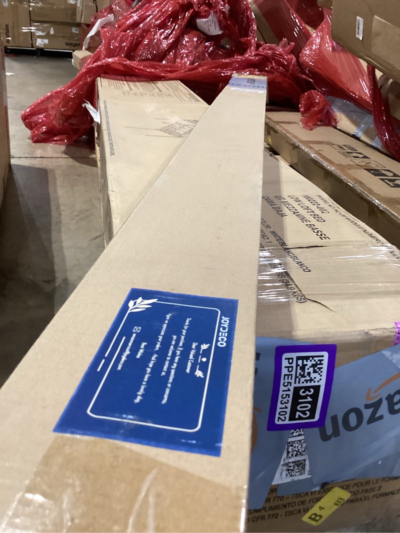 Condition photo showing Good Condition for joydeco no drill blackout shades, free-stop cordless roller shades, uv protection, thermal insulated blinds for indoor windows, easy install window blinds for home and office (white, 62" w x 75" h) white (no drill) 62"w x 75"h