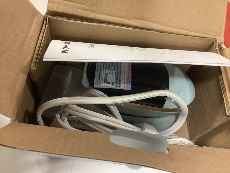 Condition photo showing Good Condition for Travel Iron Mini with Steam for Clothes with Dual Voltage, Portable Mini Ironing Machine with Non-Stick Soleplate, Small Iron for Sewing, Quilting and Handcraft Celadon Standard