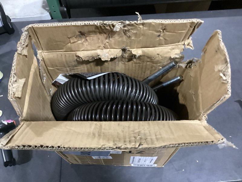 Condition photo showing Good Condition for garage door torsion springs 2'' (pair) with non-slip winding bars, coated torsion springs with a minimum of 18,000 cycles(0.207''x2''x27'')